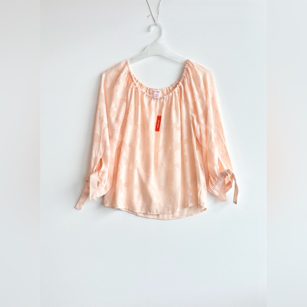 BNWT Peach colour romantic blouse